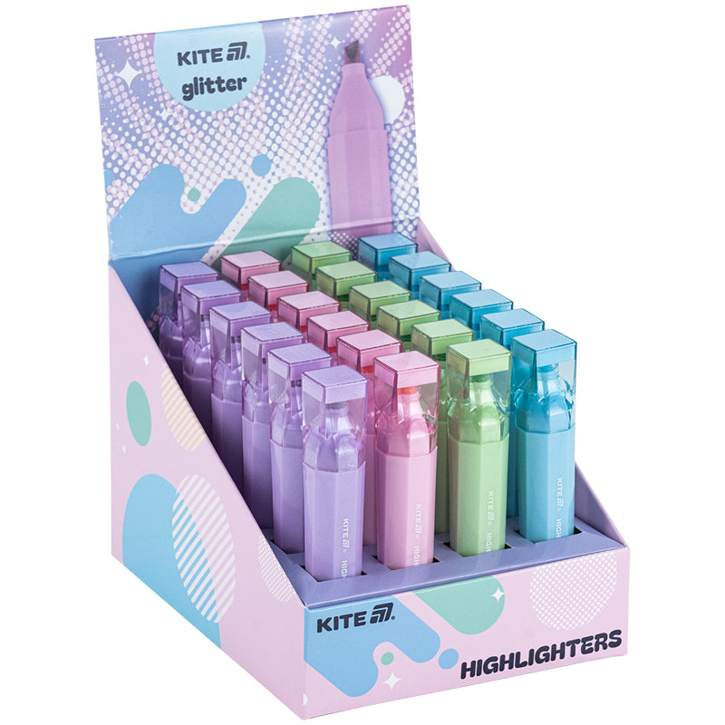 Маркер Highlighter Kite Creative Glitter K24-1146