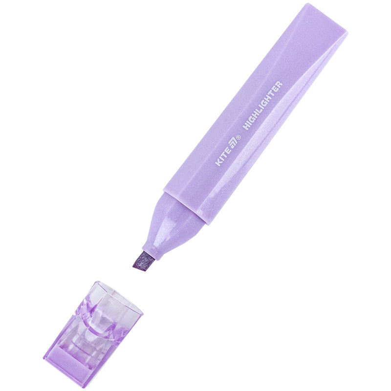 Маркер Highlighter Kite Creative Glitter K24-1146-4, набор из 4-х цветов