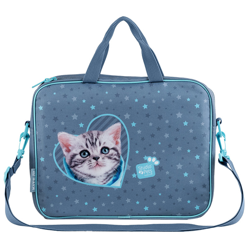 Школьная текстильная сумка Kite Studio Pets SP25-589-2