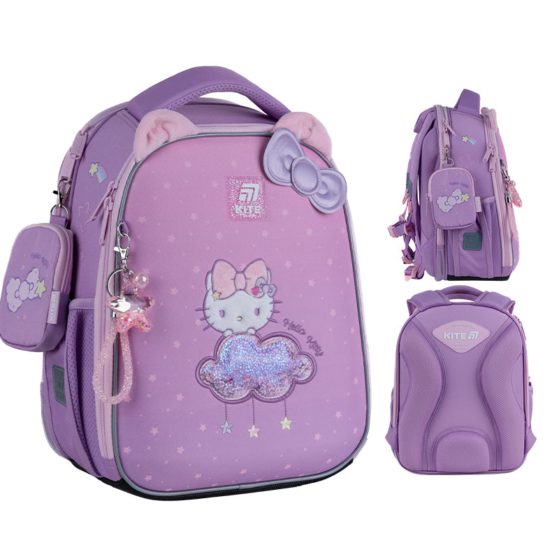 Рюкзак школьный каркасный Hello Kitty HK25-555S