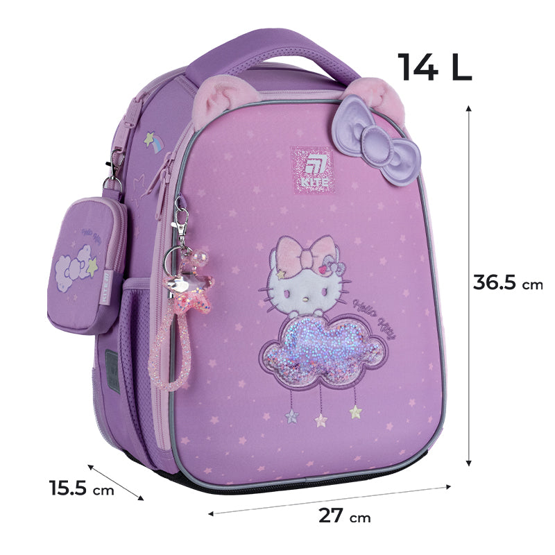 Рюкзак школьный каркасный Hello Kitty HK25-555S