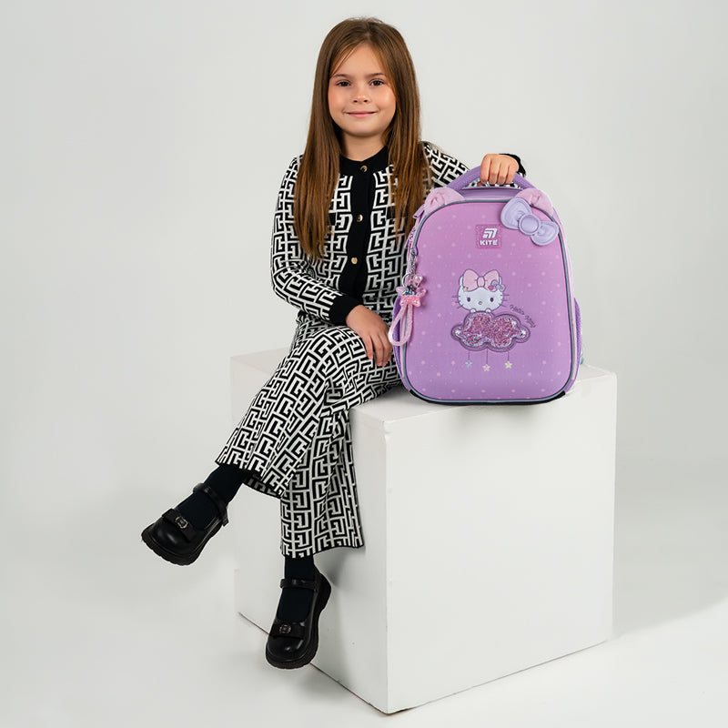 Рюкзак школьный каркасный Hello Kitty HK25-555S