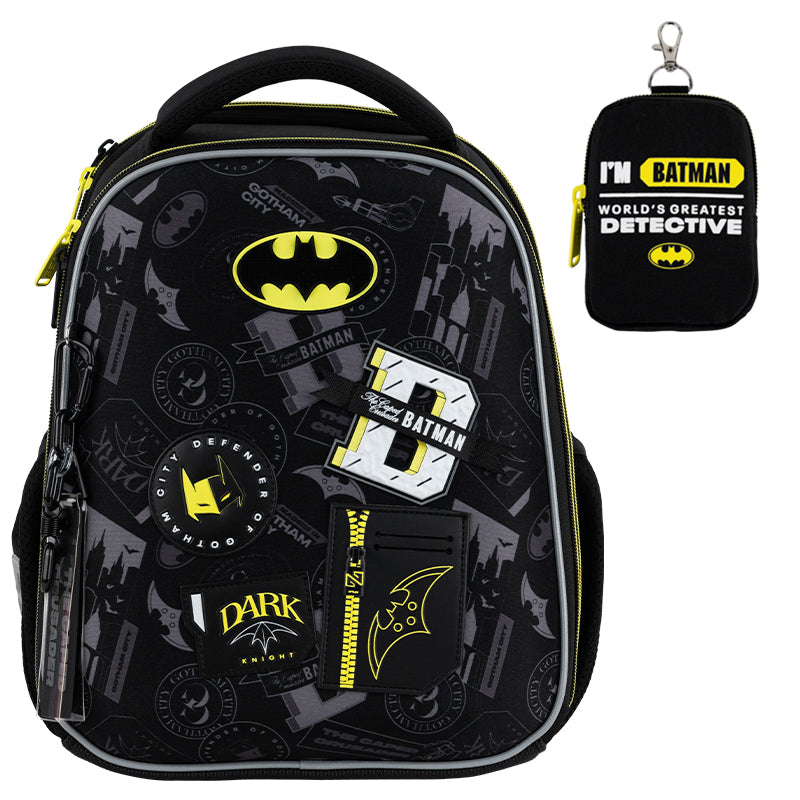 Рюкзак школьный каркасный DC Batman DC25-555S
