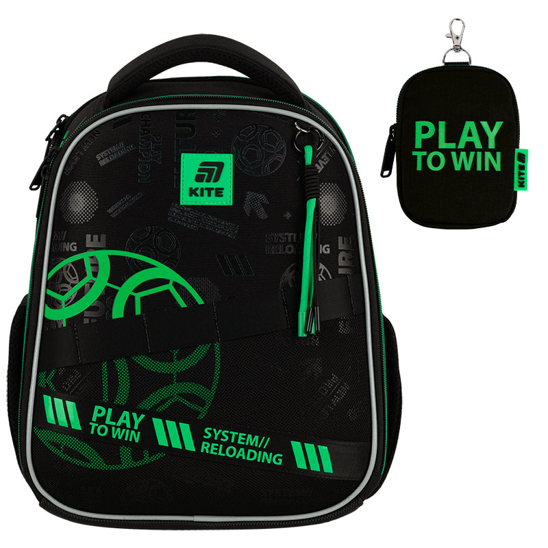 Рюкзак школьный каркасный Play&Win K25-555S-2