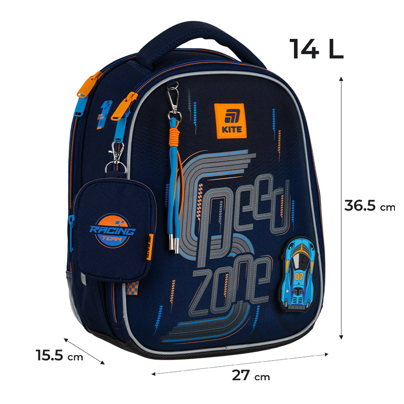 Рюкзак школьный каркасный Speed Zone K25-555S-3