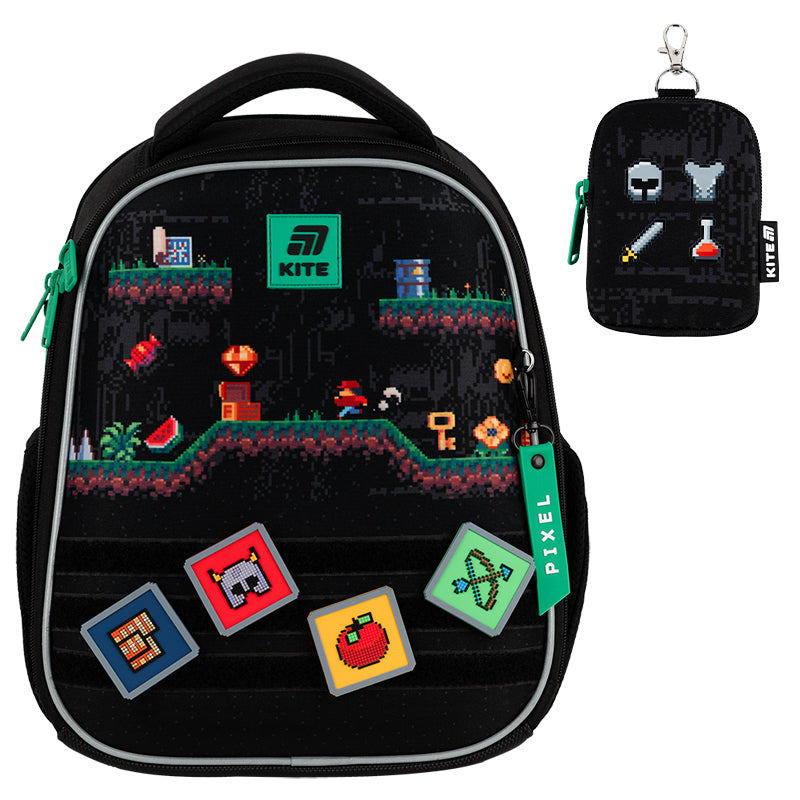 Рюкзак школьный каркасный Pixel Game K25-555S-4