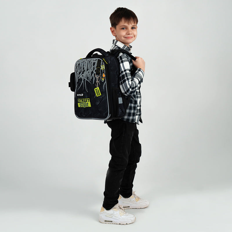 Рюкзак школьный каркасный Street Style K25-531M-4