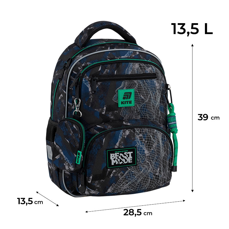 Рюкзак шкільний Kite Education Beast Mode K25-773M-3