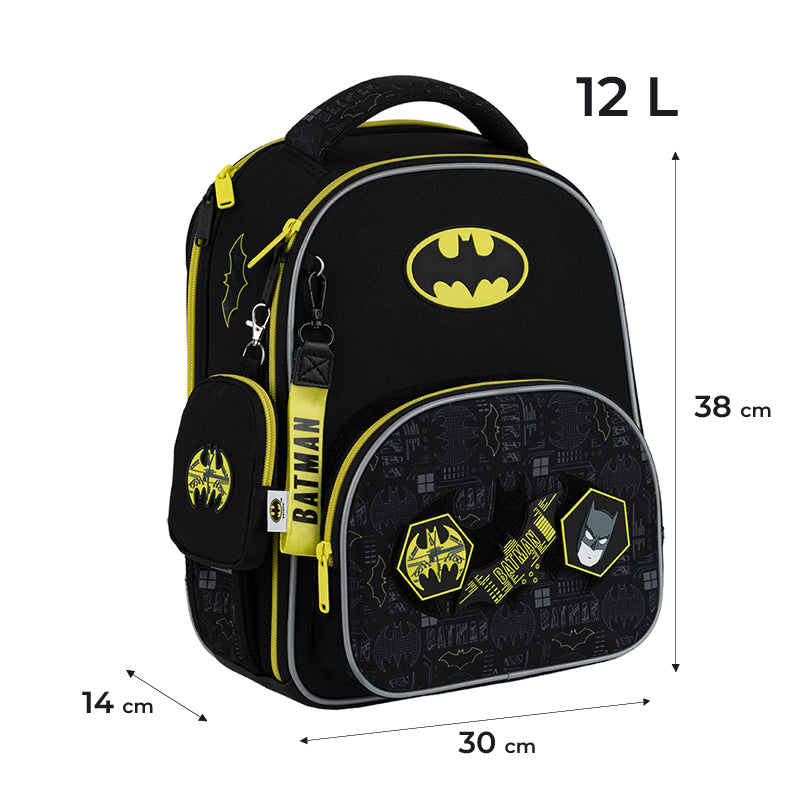 Рюкзак школьный каркасный DC Batman DC25-556M