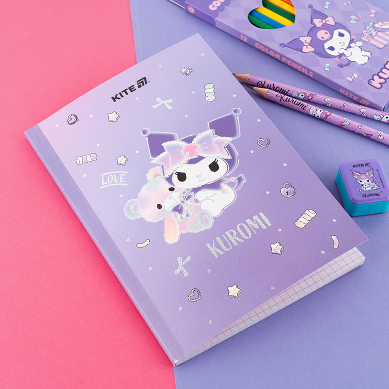 Блокнот Kite Kuromi HK24-091-2, А5, 40 аркушів, клітинка