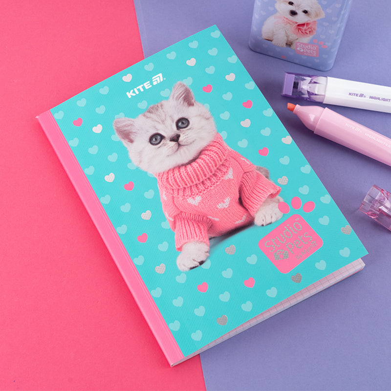 Блокнот Kite Studio Pets SP24-091, А5, 40 аркушів, клітинка