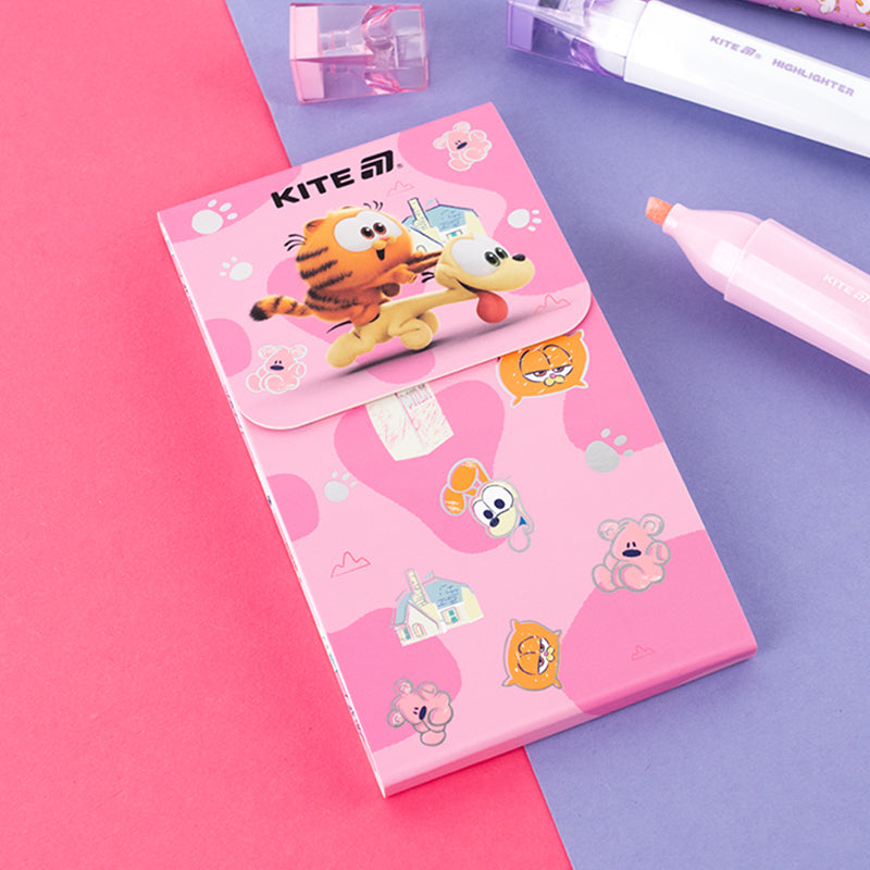 Блокнот на магніті Kite Garfield GF24-092, 60 аркушів, клітинка