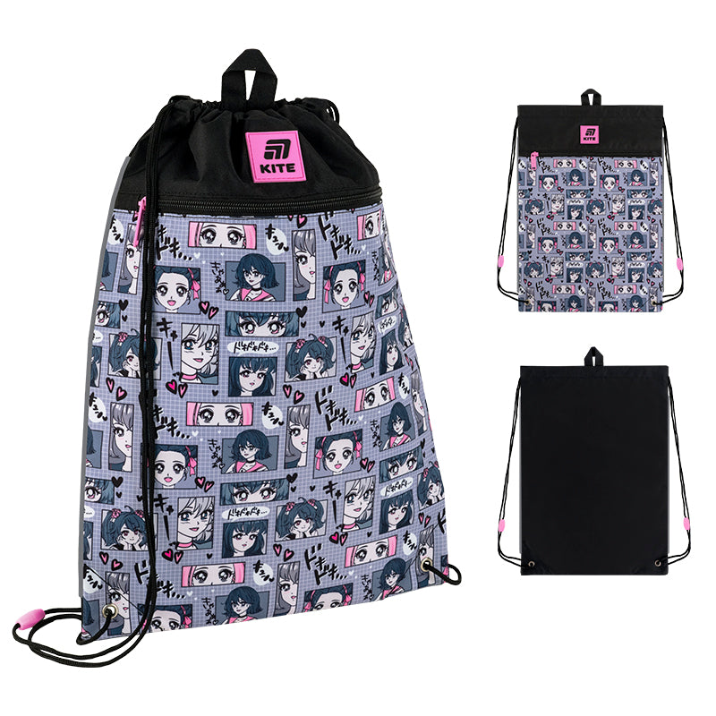Сумка для взуття Kite Anime Girl K25-601M-9