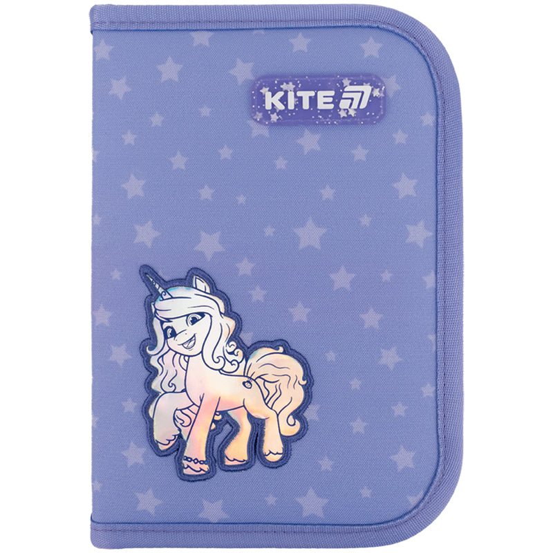 Пенал без наполнения Kite My Little Pony LP25-622, 1 отделение, 2 отворот