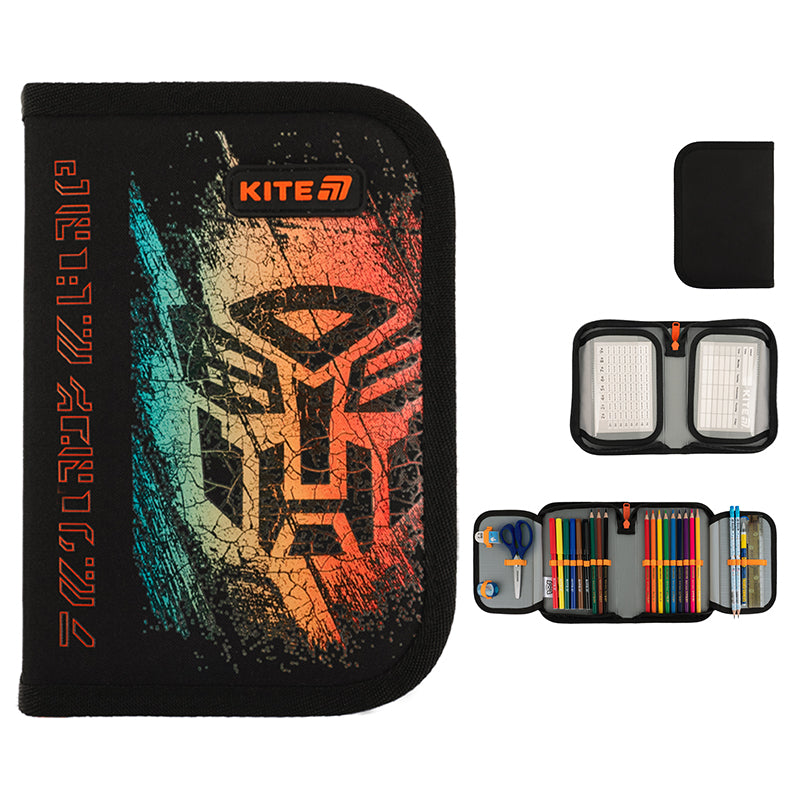 Пенал с наполнением Kite Transformers Generations TF25-622H, 1 отделение, 2 отвоврота