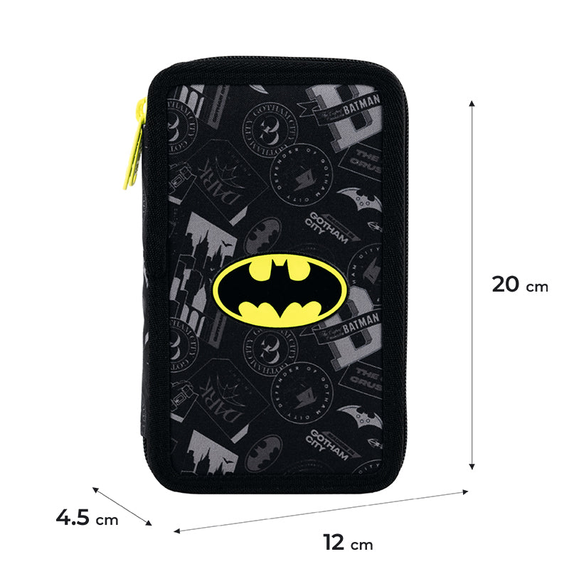 Пенал без наполнения Kite DC Batman DC25-623, 2 отделения