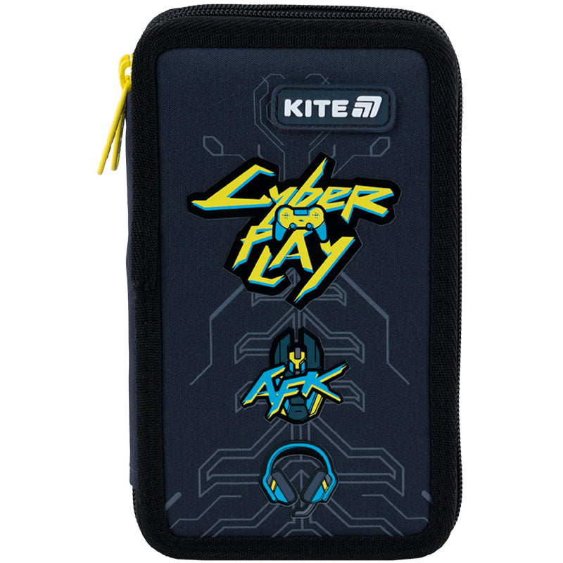 Пенал без наполнения Kite Cyber K25-623-4, 2 отделения