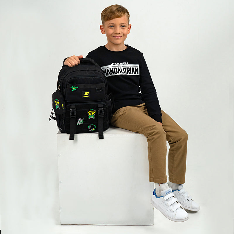 Рюкзак школьный Kite Education Cyber Game K25-1022M-2