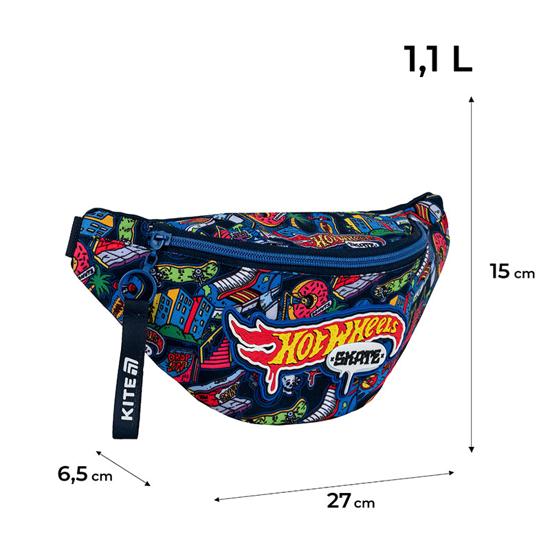 Сумка-бананка детская Kite Kids Hot Wheels Skate HW25-2577