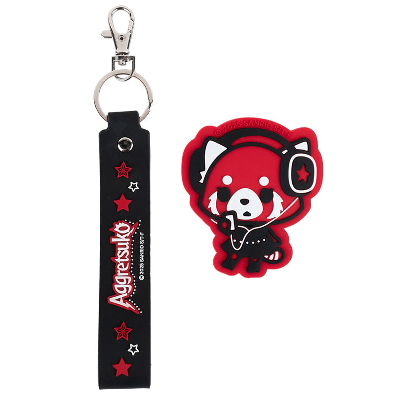 Набір бейдж на липучці та підвіска Kite Aggretsuko AR25-3010-2, 2 шт.