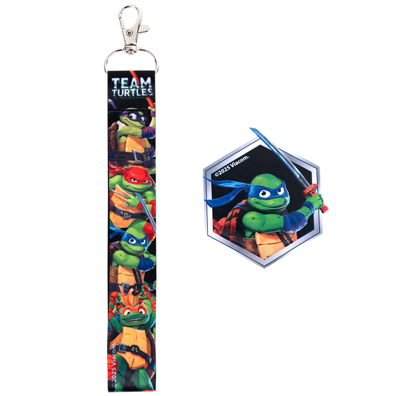 Набор бейдж на липучке и подвеска Kite TMNT Mutant Mayhem NT25-3010, 2 шт.