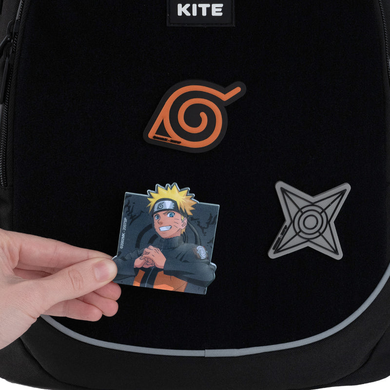 Набір бейджів на липучці Kite Naruto Shippuden NR25-3012, 3 шт.