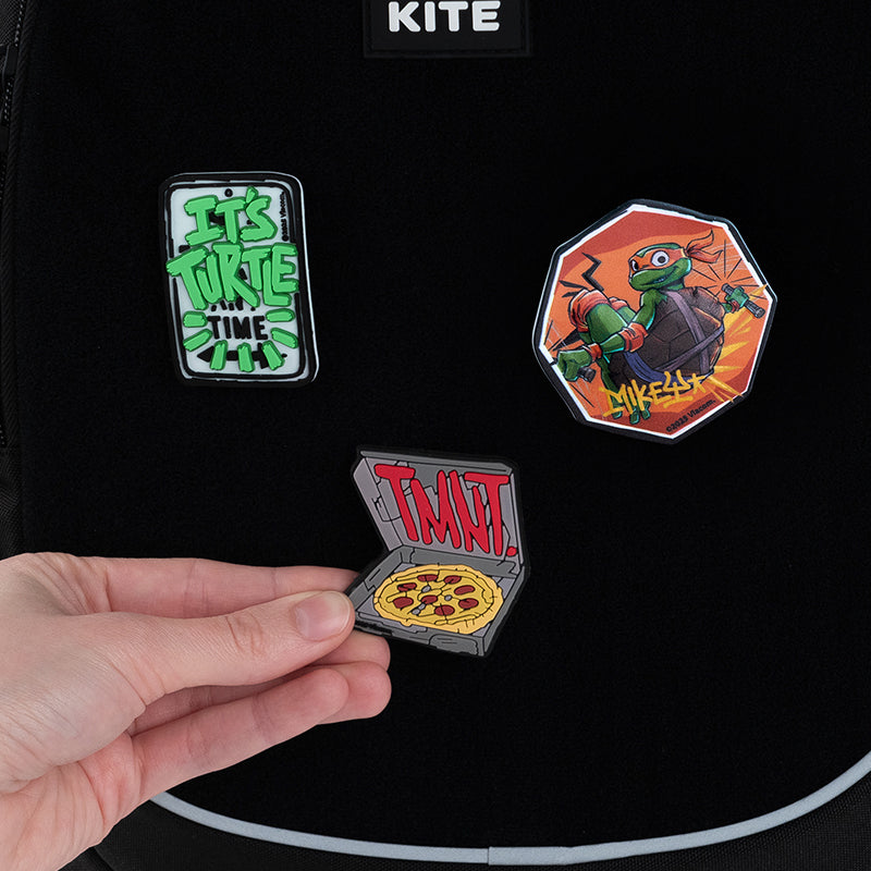 Набор бейджев на липучке Kite TMNT Tales of the TMNT NT25-3012, 3 шт.