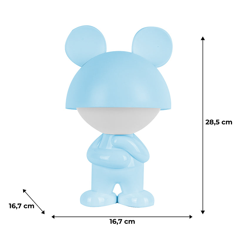 Светильник-ночник LED с аккумулятором Dreamy Mouse Kite K25-315-2-3, голубой