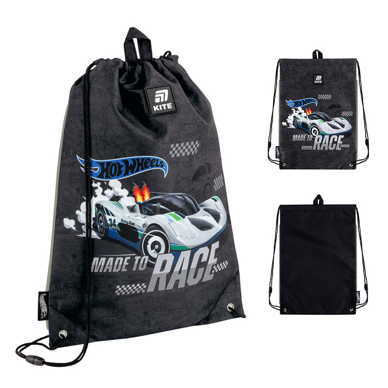 Школьный набор Kite Education Hot Wheels SET_HW25-501S (рюкзак, пенал, сумка)