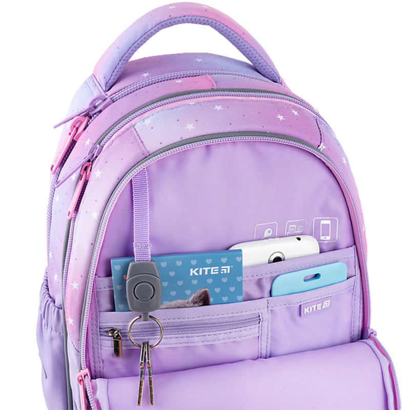 Школьный набор Kite Education Catsline SET_K25-724S-2 (рюкзак, пенал, сумка)