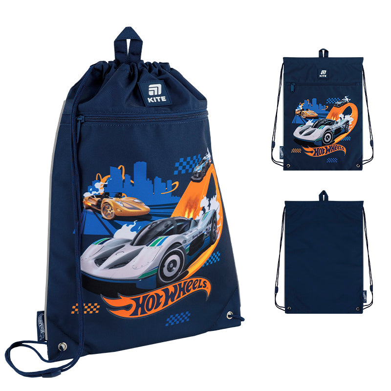 Школьный набор Kite Education Hot Wheels SET_HW25-724S (рюкзак, пенал, сумка)