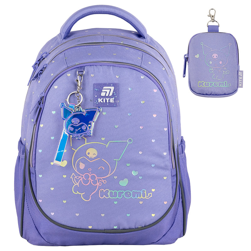 Школьный набор Kite Education Kuromi SET_HK25-700M (рюкзак, пенал, сумка)