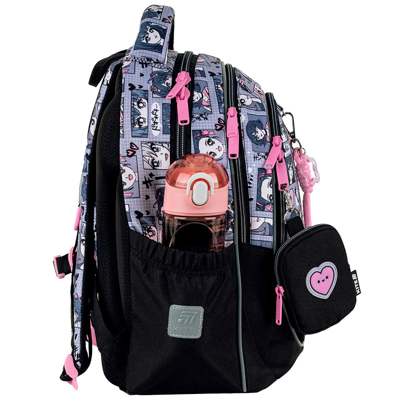Школьный набор Kite Education Anime Girl SET_K25-700M-1 (рюкзак, пенал, сумка)