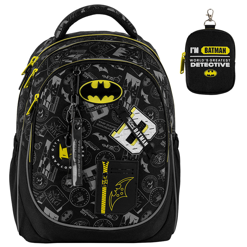 Школьный набор Kite Education DC Batman SET_DC25-700M (рюкзак, пенал, сумка)
