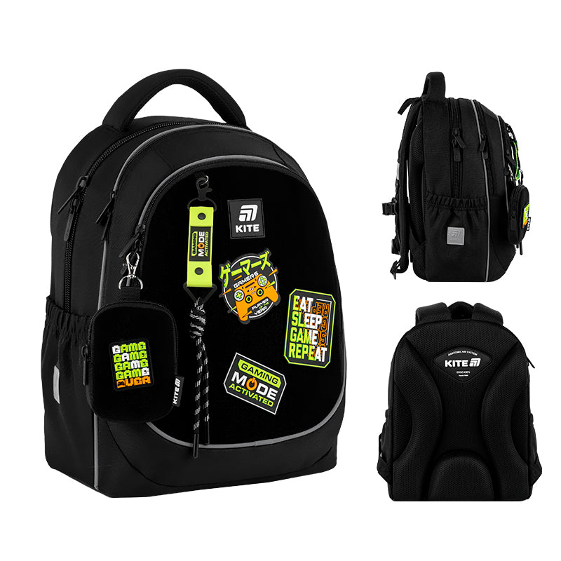 Школьный набор Kite Education Gaming Mode SET_K25-700M-5 (рюкзак, пенал, сумка)