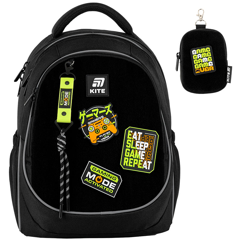 Школьный набор Kite Education Gaming Mode SET_K25-700M-5 (рюкзак, пенал, сумка)
