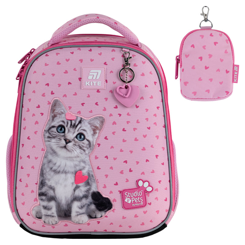 Школьный набор Kite Education Studio Pets SET_SP25-555S-1 (рюкзак, пенал, сумка)