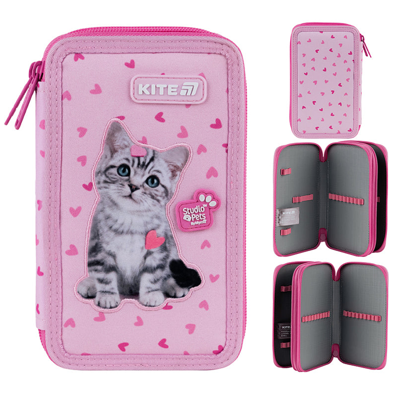 Школьный набор Kite Education Studio Pets SET_SP25-555S-1 (рюкзак, пенал, сумка)