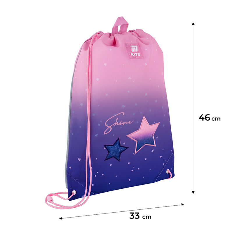 Школьный набор Kite Education Sparkling SET_K25-555S-9 (рюкзак, пенал, сумка)