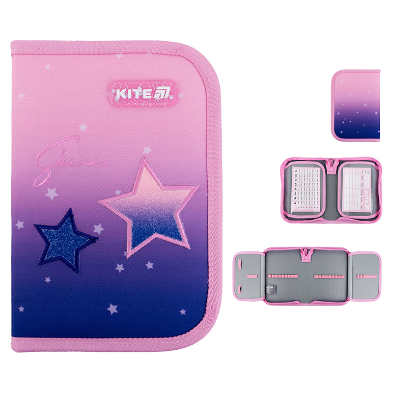 Школьный набор Kite Education Sparkling SET_K25-555S-9 (рюкзак, пенал, сумка)