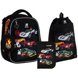 Школьный набор Kite Education Hot Wheels SET_HW25-555S (рюкзак, пенал, сумка) Школьный набор Kite Education Hot Wheels SET_HW25-555S (рюкзак, пенал, сумка)