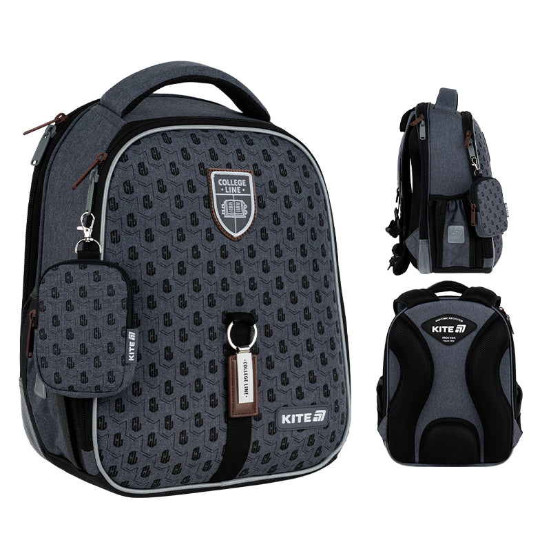 Шкільний набір Kite Education College Line Boy SET_K25-555S-1 (рюкзак, пенал, сумка)