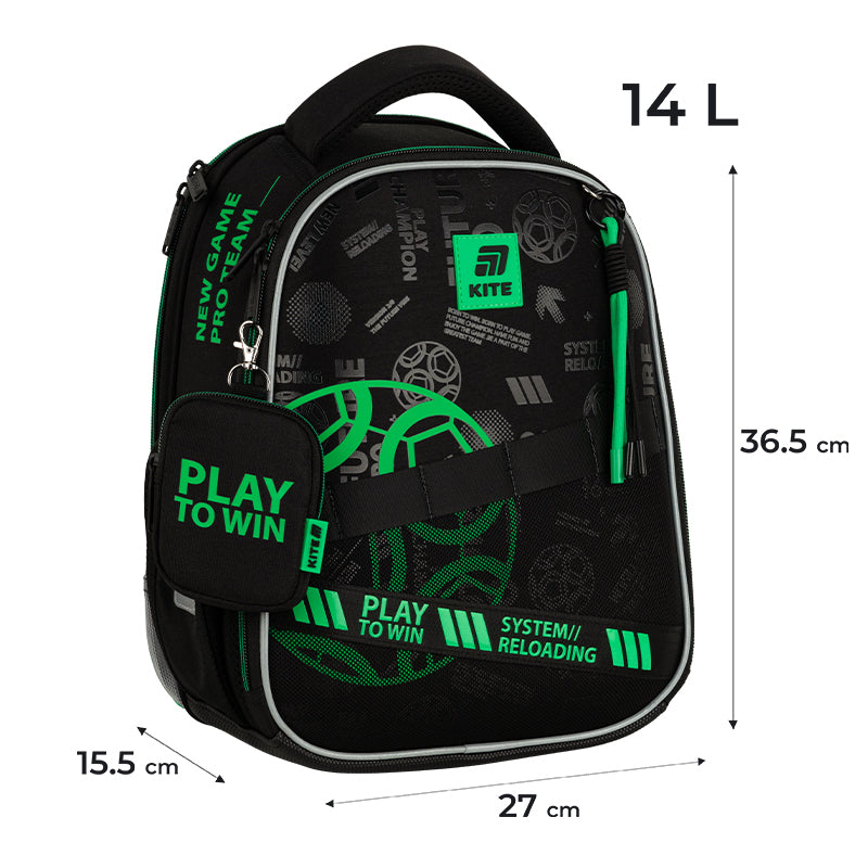 Школьный набор Kite Education Play&Win SET_K25-555S-2 (рюкзак, пенал, сумка)