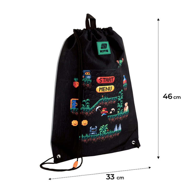 Школьный набор Kite Education Pixel Game SET_K25-555S-4 (рюкзак, пенал, сумка)