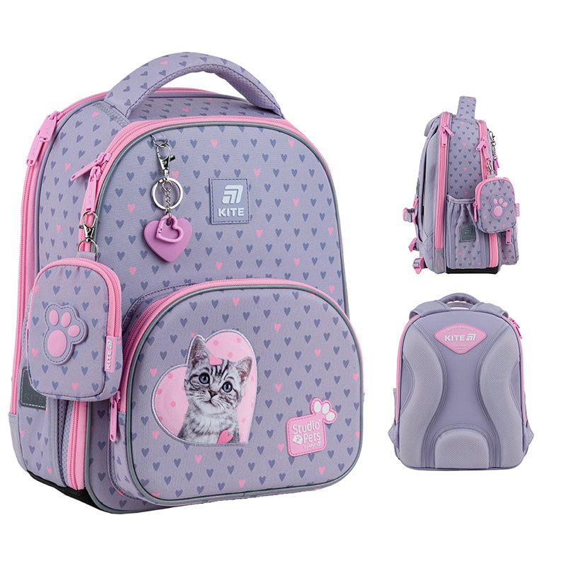 Школьный набор Kite Education Studio Pets SET_SP25-556M (рюкзак, пенал, сумка)