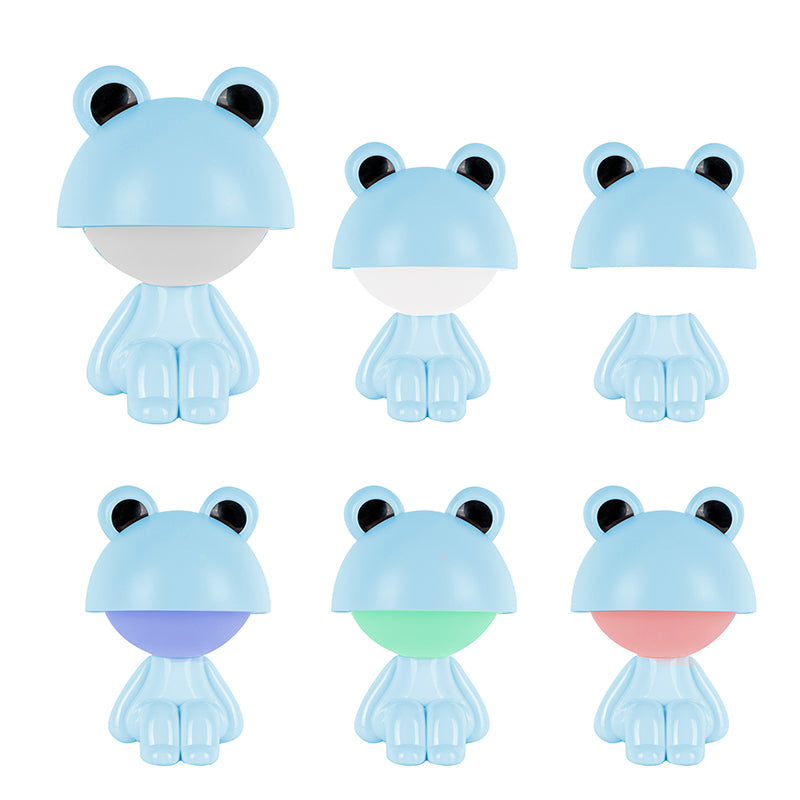 Светильник-ночник LED с аккумулятором Cute Froggy Kite K25-316-3-3, голубой