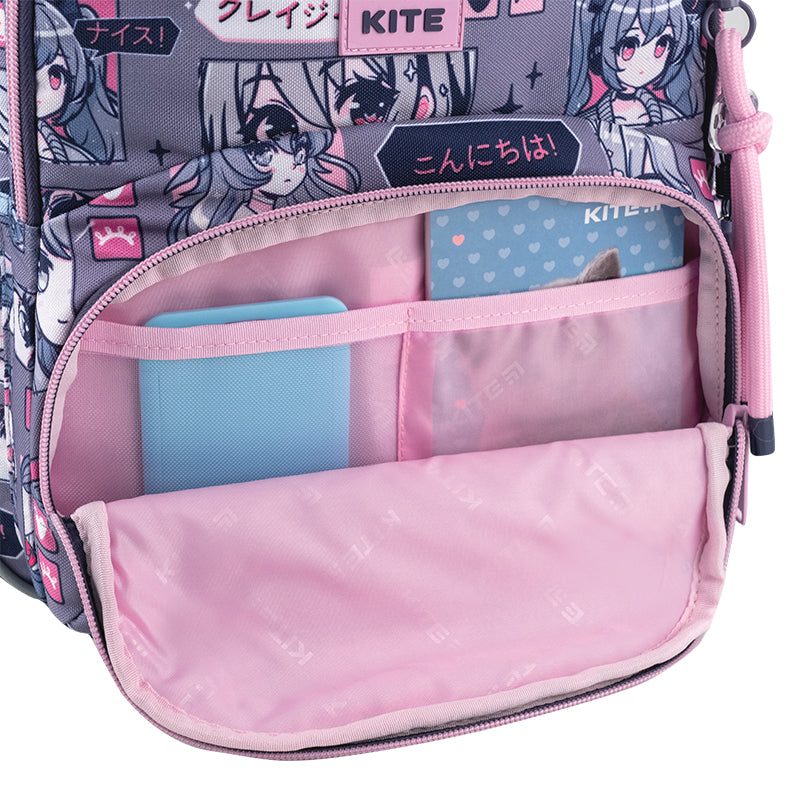 Школьный набор Kite Education Anime Girl SET_K25-773M-5 (рюкзак, пенал, сумка)