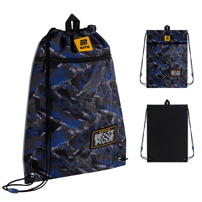 Школьный набор Kite Education Beast Mode SET_K25-773M-3 (рюкзак, пенал, сумка)