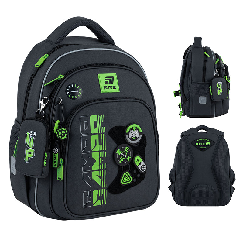 Школьный набор Kite Education Gamer SET_K25-763S-2 (рюкзак, пенал, сумка)