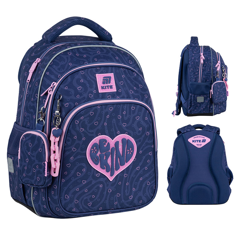 Школьный набор Kite Education Be Kind SET_K25-763M-4 (рюкзак, пенал, сумка)